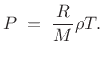 $ \rho=m/V$