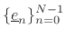 $ \{\underline{e}_n\}_{n=0}^{N-1}$