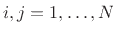 $ i,j=1,\ldots,N$