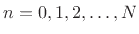 $ n=0,1,2,\ldots,N$