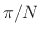 $ \pi/N$