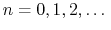 $ n=0,1,2,\dots$