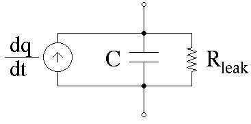 Piezo sensor equivalent circuit model