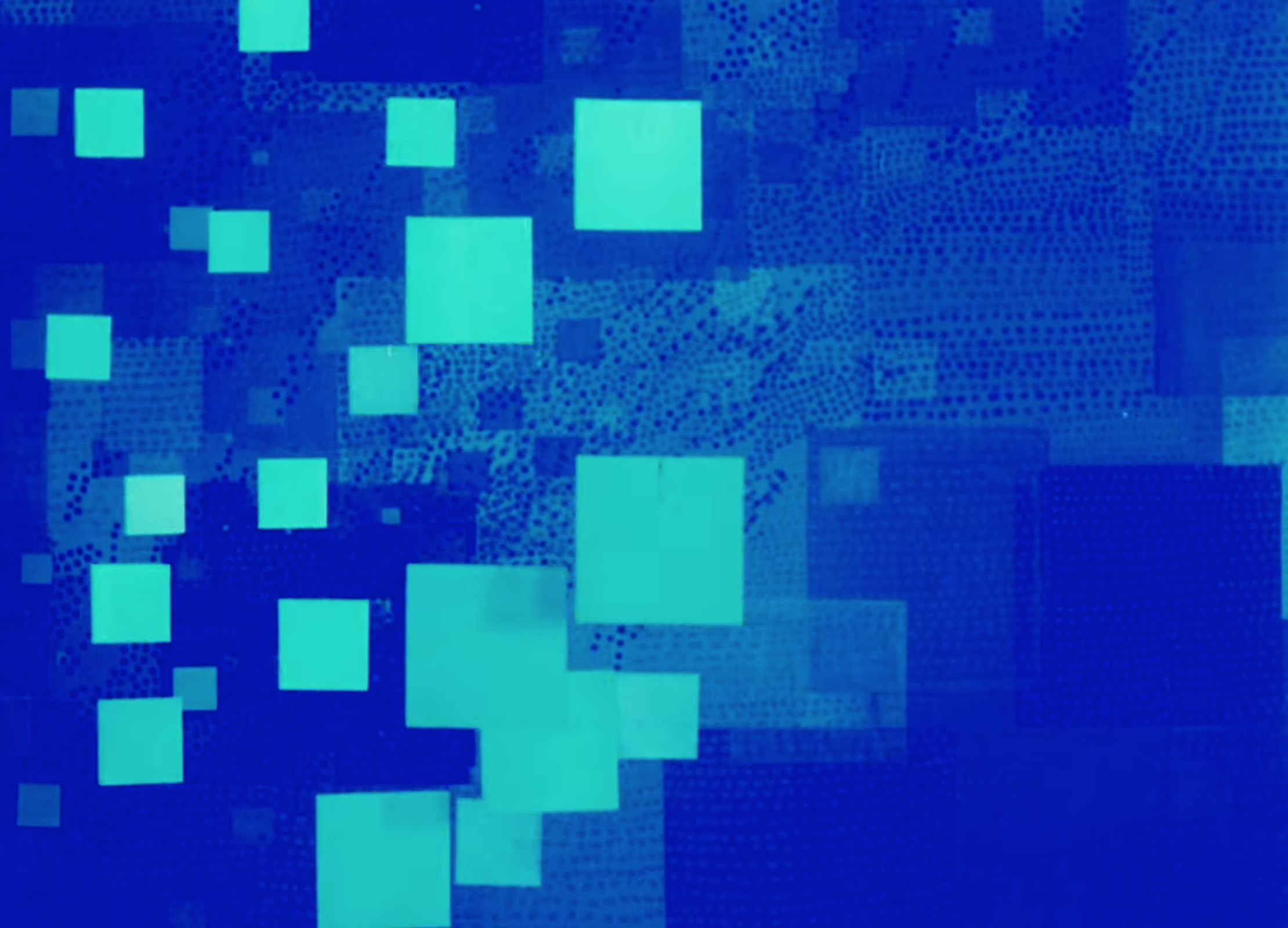Blue squares from Fischinger video