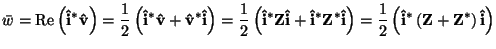 $\displaystyle \bar{w} = {\rm Re}\left({\bf\hat{i}^{*}\hat{v}}\right) = \frac{1}...
...}}\right) = \frac{1}{2}\left({\bf\hat{i}^{*}\left(Z+Z^{*}\right)\hat{i}}\right)$
