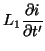 $\displaystyle L_{1}\frac{\partial i}{\partial t'}$