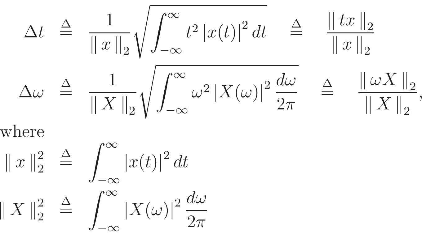 heisenberg uncertainty principle fourier transform