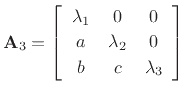 $ \det(z\mathbf{I}-
\mathbf{A})$