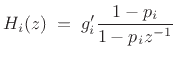 $\displaystyle R_\omega^{M_i} \isdefs e^{-\frac{M_iT}{\tau(\omega)}}
\approxs 1 - \frac{M_iT}{\tau(\omega)}
\approxs 1 - \frac{6.91\,M_iT}{t_{60}(\omega)}
\isdefs 1 - \frac{6.91\,M_i}{n_{60}(\omega)}
$