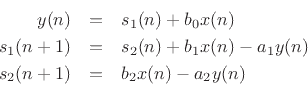 $\displaystyle H(z) = \frac{B(z)}{A(z)} = \frac{1+z^{-5}}{1+0.9z^{-5}}
$