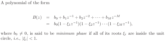 $\displaystyle H(z)=\frac{z^{-N}A(z^{-1})}{A(z)},
$