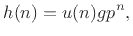 $\displaystyle y(n) = g x(n) + p y(n-1).
$
