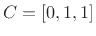 $\displaystyle \left[\begin{array}{ccc}
0 & 1 & 0\\ [2pt]
0 & 0 & 1\\ [2pt]
0.01 & -0.1 & 0.5
\end{array}\right]
\left[\begin{array}{c} x_1(n) \\ [2pt] x_2(n) \\ [2pt] x_3(n)\end{array}\right] +
\left[\begin{array}{c} 0 \\ [2pt] 0 \\ [2pt] 1\end{array}\right] u(n)$