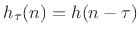 $ \hat{a}\ast h(n)=0$