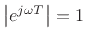 $\displaystyle e^{j(\omega + k 2\pi f_s)T} = e^{j(\omega T + k 2\pi)} = e^{j\omega T},
$