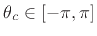 $ \theta_c\in[-\pi,\pi]$