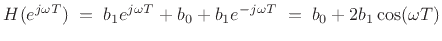 $\displaystyle H(z) \eqsp b_{1}z + b_0 + b_1 z^{-1}
$