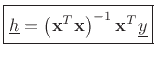 $ \mathbf{x}\underline{h}$