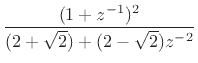 $ (1+z^{-1})^2$