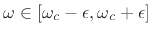 $\displaystyle \Theta(\omega_c+\omega)\;\approx\;
\Theta(\omega_c) + \Theta^\prime(\omega_c)\omega
\isdefs \Theta(\omega_c) - D(\omega_c)\omega,
$