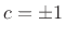 $ \omega_i = \pm \theta/T = \pm f_s\theta =
\pm f_s\arccos(c)$