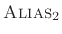 $ \hbox{\sc Alias}_2$