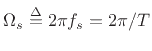 $\displaystyle X_d(e^{j\theta}) = \frac{1}{T} \sum_{m=-\infty}^\infty X\left[j\left(\frac{\theta}{T}
+ m\frac{2\pi}{T}\right)\right].
$