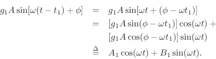 $\displaystyle x(t) \isdef A\sin(\omega t+\phi)
$