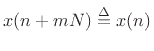 $\displaystyle x(n) = \frac{1}{N}\sum_k X(k) s_k(n),
$