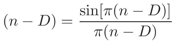 Relation Of Lagrange To Sinc Interpolation