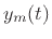 $ \hat{\tau}_y(s) = 1-\hat{\rho}_f(s)$