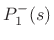 $\displaystyle P_J(s)$