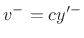 $\displaystyle \frac{1}{c} \left[v^{-}(n+m) - v^{+}(n-m) \right].
\protect$