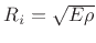 \begin{displaymath}\begin{array}{rcrl} f^{{+}}_i(t)&=&&R_iv^{+}_i(t) \\ f^{{-}}_i(t)&=&-&R_iv^{-}_i(t) \end{array}\end{displaymath}