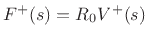 $\displaystyle F^{+}(s)\, \hat{\rho}_f(s)
\protect$