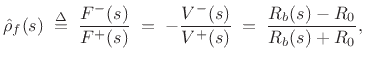 $ v_b(t)=v^{+}(t)+v^{-}(t)$