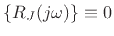 $ \left\{R_J(j\omega)\right\}\equiv0$