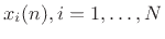 $ \underline{X}(z)=[X_1(z),\dots,X_N(z)]$