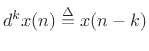 $ \mathbf{U}(z) = z^{-1}
\mathbf{U}^\prime(z)$