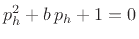 $\displaystyle \left\vert H_h\left(e^{j2\pi f_hT}\right)\right\vert \eqsp
\left\vert\frac{1-p_h}{1-p_he^{-j2\pi f_hT}}\right\vert \eqsp g_m
$