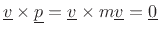 $\displaystyle \underline{\tau}\eqsp \dot{\underline{L}} \eqsp \frac{d}{dt}\sum \underline{x}\times \underline{p}
\eqsp \sum (\dot{\underline{x}}\times \underline{p}+ \underline{x}\times \dot{\underline{p}})
\isdefs \sum (\underline{v}\times\underline{p}+ \underline{x}\times \dot{\underline{p}}).
$