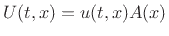 $\displaystyle M(t_0:t_f,x) = \rho\int_{t_0}^{t_f} U(t,x) dt.
$