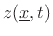 $\displaystyle \left(\nabla ^2 - \frac{1}{c^2}\frac{\partial^2}{\partial t^2} \right) z(\underline{x},t) \eqsp 0, \protect$