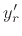 \begin{eqnarray*}
\frac{\partial}{\partial x} y_r\left(t-\frac{x}{c}\right)
&=& -\frac{1}{c}{\dot y}_r\left(t- \frac{x}{c}\right)\\ [10pt]
\frac{\partial}{\partial x} y_l\left(t+\frac{x}{c}\right)
&=& \frac{1}{c}{\dot y}_l\left(t+ \frac{x}{c}\right).
\end{eqnarray*}