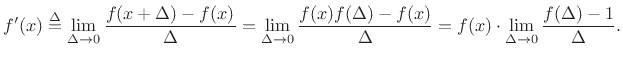 $ f(a+0)=f(a)f(0)$