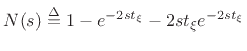 $\displaystyle R_J(s) = 1 - \frac{2 s}{3} + \frac{2 s^2}{9} - \frac{4 s^3}{135} - \frac{2 s^4}{405} + \cdots$
