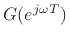 $\displaystyle \left[G(e^{j\omega T})\right]^{n_{60}(\omega)} \eqsp 0.001. \protect$