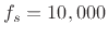 $ f_s=10,000$