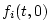 $\displaystyle f_i(t,0)$