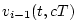 $\displaystyle v_{i-1}(t,cT)$